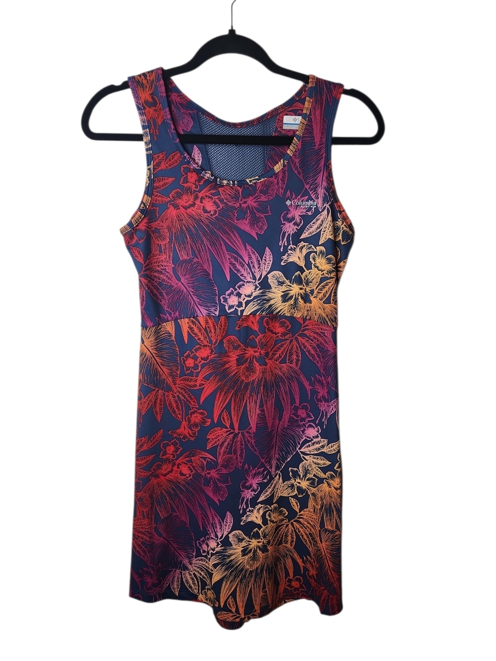 Columbia PFG Freezer III TikiPink Bellashore Tropical Racerback TankDress SizeXS